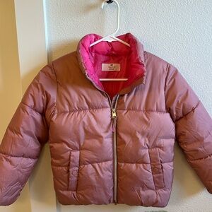 H&M girls puffer coat pink